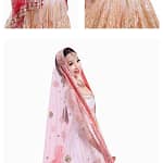 Indian Sari Scarf Mesh Embroidery Ethnic India Pakistan Clothing Silk Headscarf Muslim Shawl Hijab Scarves Women (Only Dupattas)