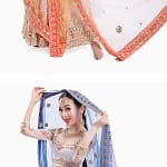 Indian Sari Scarf Mesh Embroidery Ethnic India Pakistan Clothing Silk Headscarf Muslim Shawl Hijab Scarves Women (Only Dupattas)