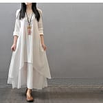 Indian Dress Women Kurties Pakistani Vintage Boho Ethnic Long Sleeve Maxi Dresses Clothes Fashion Ladies India Pakistan Clothing