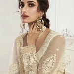 Champagne Iovry Prom dresses with wrap Lehenga Choli Embroidered Dupatta Girlish Indian Long sleeve Choli Asian Evening Gown