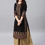 Kurtas for Women Spring Summer Women's Indian Dress Cotton Printed Floral Ethnic Style Kurti Top South Asian Clothes