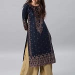 Kurtas for Women Spring Summer Women's Indian Dress Cotton Printed Floral Ethnic Style Kurti Top South Asian Clothes