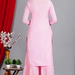 Pink Salwar Kameez Sharara Suit Indian Wedding Dress Pink Floral Kurtas
