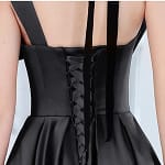 Elegant Temperament Prom Vestidos Bow Draped One-shoulder Strapless Cross Lace Up Graduation Dress Trendy Party Evening Dresses
