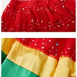 New Women's Indian Boho Bollywood Belly Dance Hippie Gypsy Dress Belly Dance Costume Top Long Skirt  Belt Sari headpiece Blue