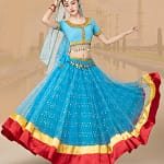 New Women's Indian Boho Bollywood Belly Dance Hippie Gypsy Dress Belly Dance Costume Top Long Skirt  Belt Sari headpiece Blue