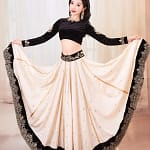 2022 India Clothing Sarees For Performance Woman  Lehenga Choli Black Belly Dancing Dress Nepal Pakistan Embroideried Lady Dress