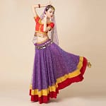 New Women's Indian Boho Bollywood Belly Dance Hippie Gypsy Dress Belly Dance Costume Top Long Skirt  Belt Sari headpiece Blue