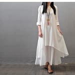Indian Dress Women Kurties Pakistani Vintage Boho Ethnic Long Sleeve Maxi Dresses Clothes Fashion Ladies India Pakistan Clothing