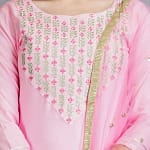 Pink Salwar Kameez Sharara Suit Indian Wedding Dress Pink Floral Kurtas