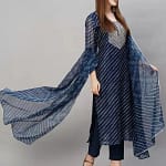 Women's Cotton Blend Kurti Pant Set Indian Salwar Kameez Suit