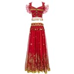 New Women's Indian Boho Bollywood Belly Dance Hippie Gypsy Dress Belly Dance Costume Top Long Skirt  Belt Sari headpiece Blue
