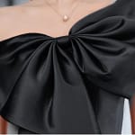 Elegant Temperament Prom Vestidos Bow Draped One-shoulder Strapless Cross Lace Up Graduation Dress Trendy Party Evening Dresses