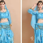 Belly Dance Costume Bollywood Costume Indian Dress Bellydance Dress Gypsy Women Belly Dancing Costume Sets Tribal Skirt 7 colors