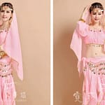Belly Dance Costume Bollywood Costume Indian Dress Bellydance Dress Gypsy Women Belly Dancing Costume Sets Tribal Skirt 7 colors