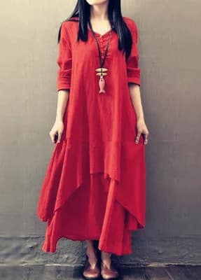 Indian Dress Women Kurties Pakistani Vintage Boho Ethnic Long Sleeve Maxi Dresses Clothes Fashion Ladies India Pakistan Clothing