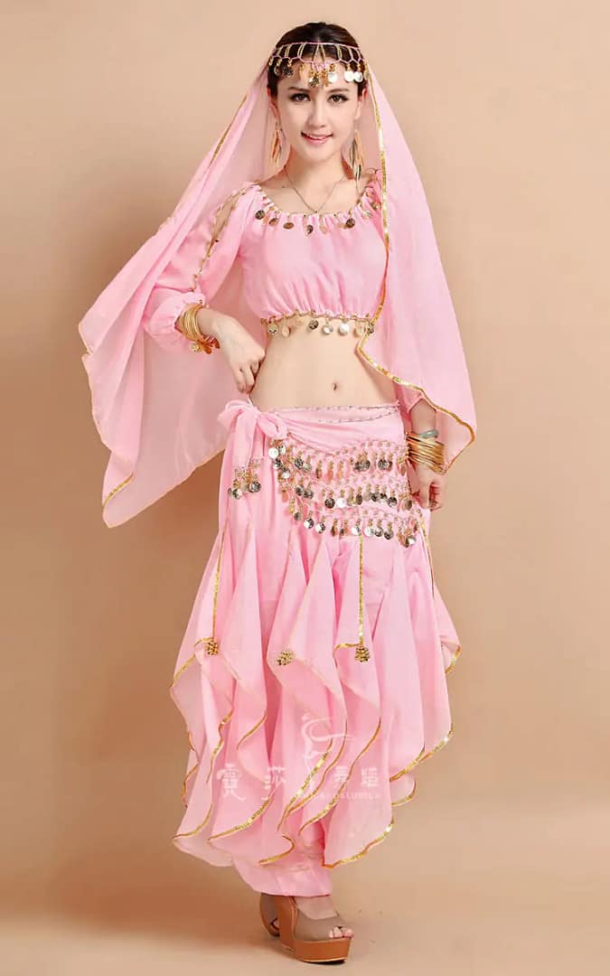 Belly Dance Costume Bollywood Costume Indian Dress Bellydance Dress Gypsy Women Belly Dancing Costume Sets Tribal Skirt 7 colors