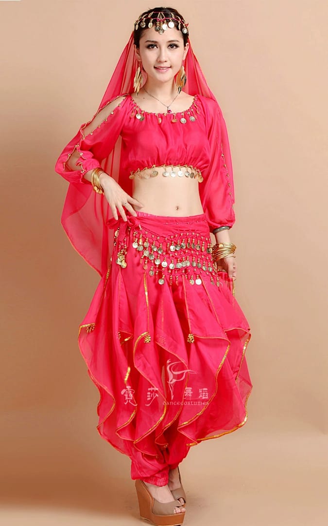 Belly Dance Costume Bollywood Costume Indian Dress Bellydance Dress Gypsy Women Belly Dancing Costume Sets Tribal Skirt 7 colors