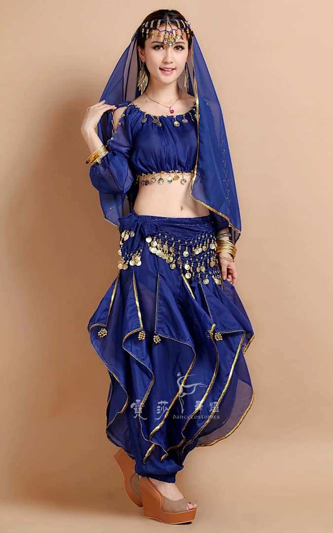 Belly Dance Costume Bollywood Costume Indian Dress Bellydance Dress Gypsy Women Belly Dancing Costume Sets Tribal Skirt 7 colors