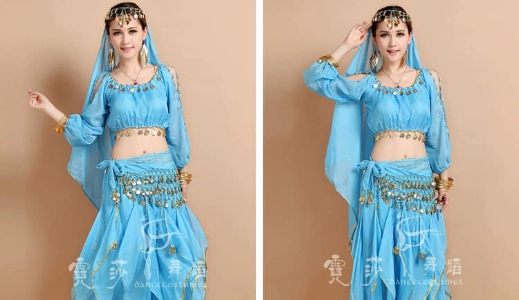 Belly Dance Costume Bollywood Costume Indian Dress Bellydance Dress Gypsy Women Belly Dancing Costume Sets Tribal Skirt 7 colors