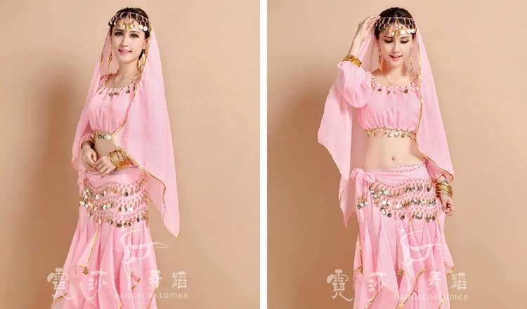 Belly Dance Costume Bollywood Costume Indian Dress Bellydance Dress Gypsy Women Belly Dancing Costume Sets Tribal Skirt 7 colors