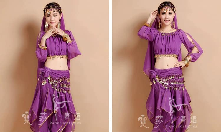 Belly Dance Costume Bollywood Costume Indian Dress Bellydance Dress Gypsy Women Belly Dancing Costume Sets Tribal Skirt 7 colors