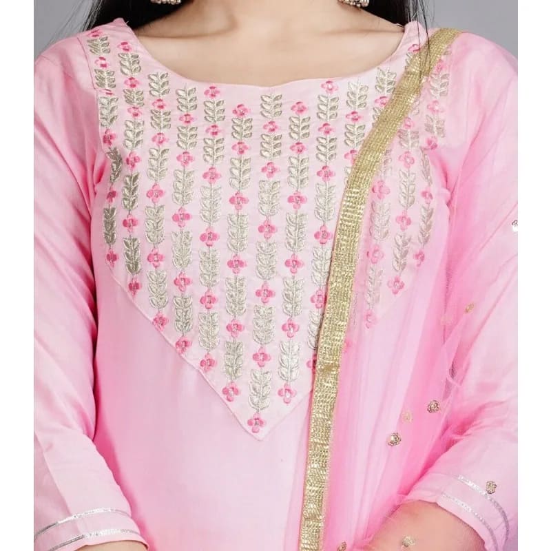 Pink Salwar Kameez Sharara Suit Indian Wedding Dress Pink Floral Kurtas