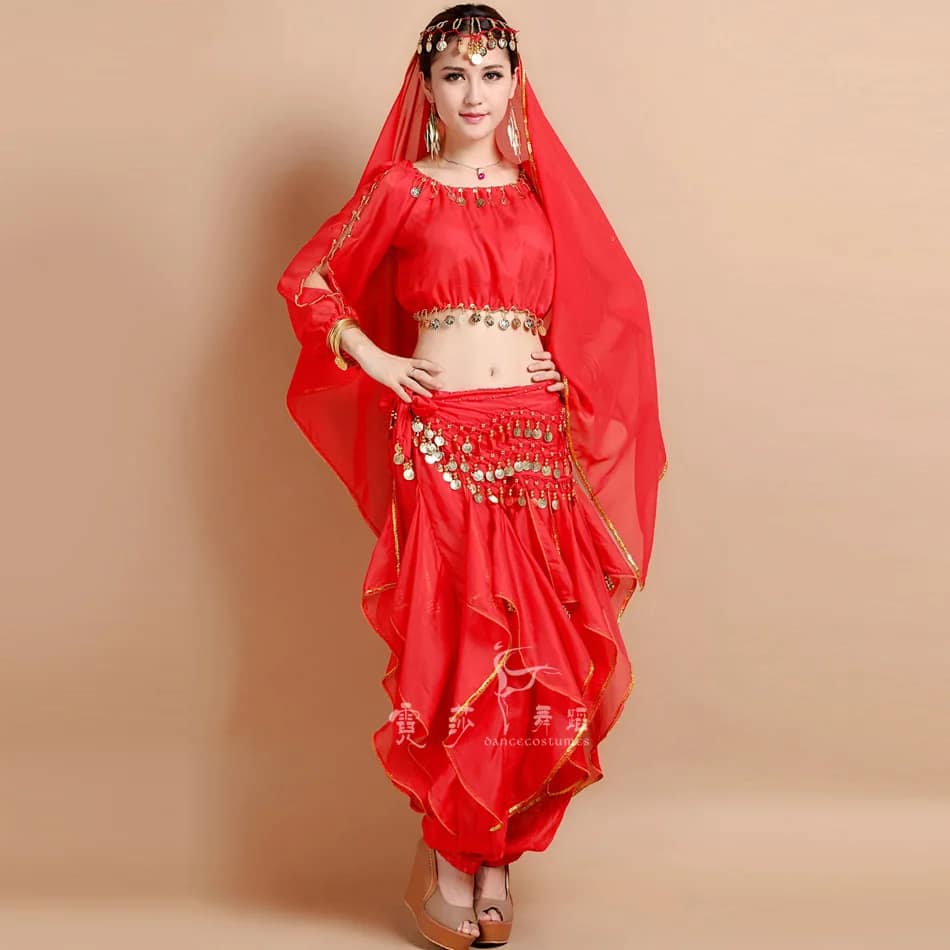 Belly Dance Costume Bollywood Costume Indian Dress Bellydance Dress Gypsy Women Belly Dancing Costume Sets Tribal Skirt 7 colors